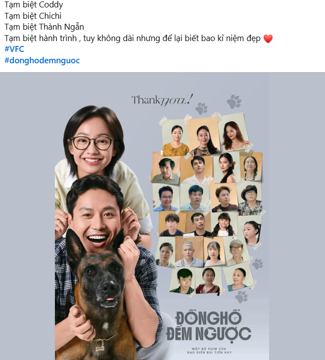 Thanh Sơn chia sẻ dòng trạng thái tạm biệt sau khi phim khép lại