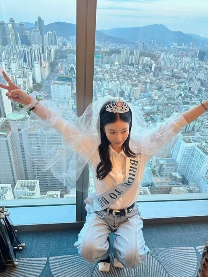 Trên thực tế, đây chỉ là khoảnh khắc mừng sinh nhật của nữ diễn viên.