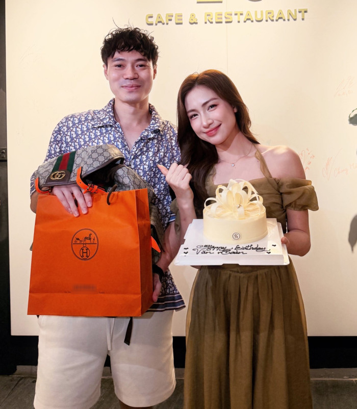 Hòa Minzy mừng sinh nhật của Văn Toàn.&nbsp;