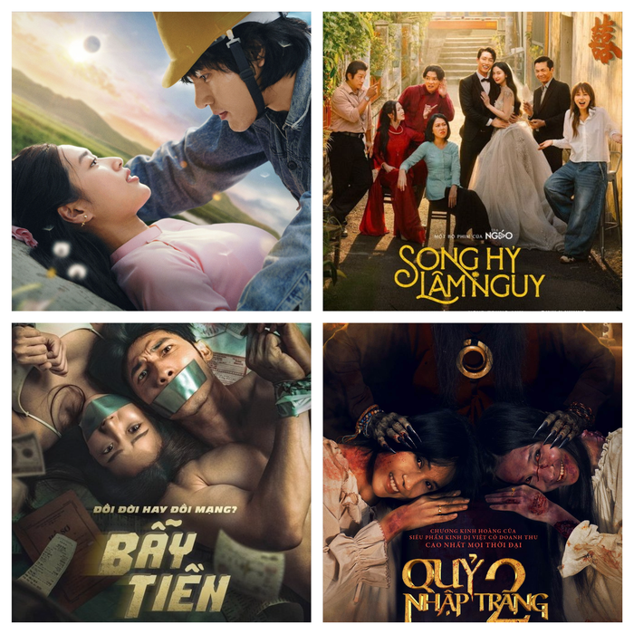 Đây là 4 bộ phim đang nằm trong top đầu bảng xếp hạng phòng vé ngày.