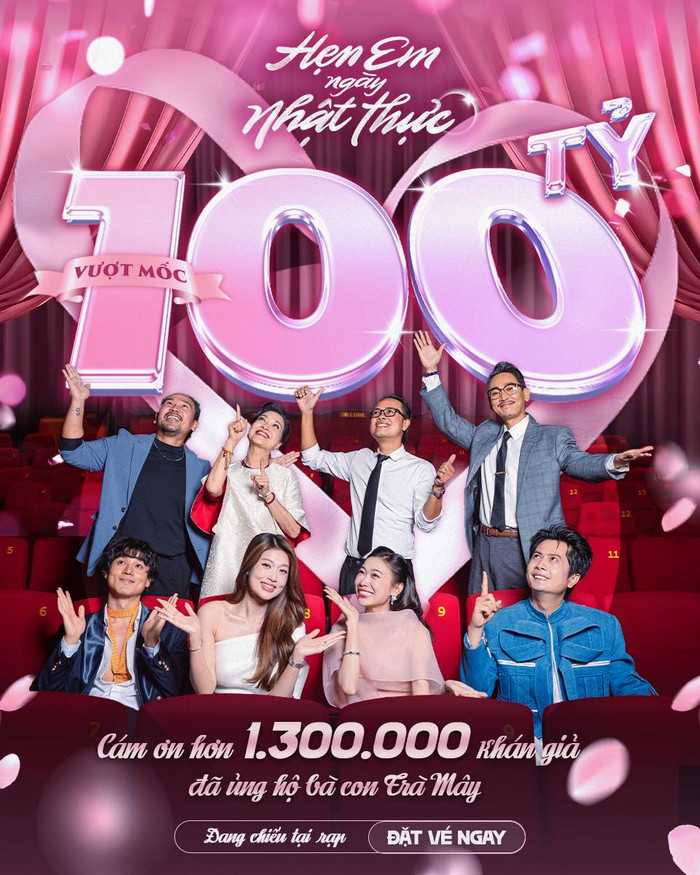 Bộ phim chính thức đạt được cột mốc doanh thu 100 tỷ đồng sau hơn 2 tuần ra mắt. - Ảnh: NSX