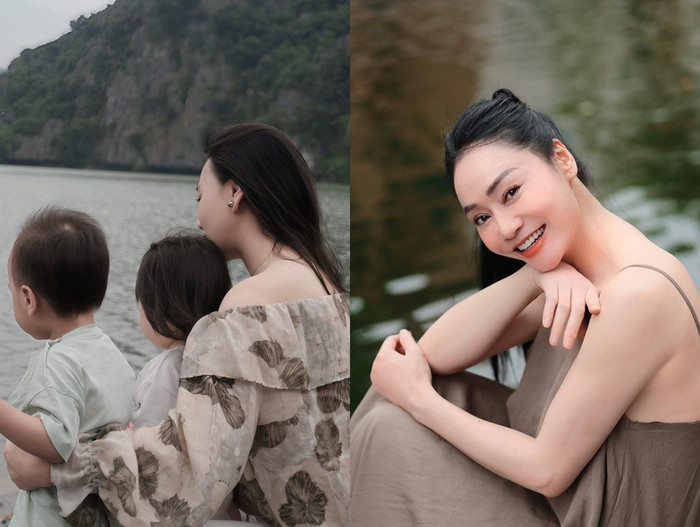 Quách Thu Phương bày tỏ sự yêu mến dành cho 2 con của Phương Oanh.