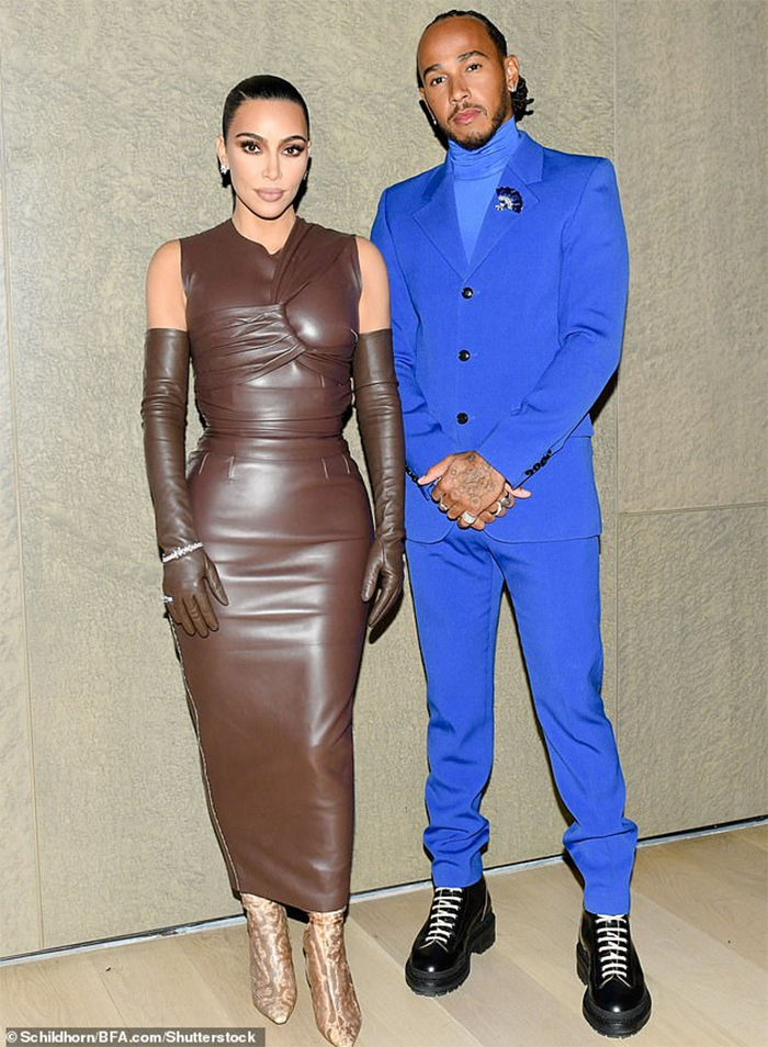 Chuyện tình của Kim Kardashian và bạn trai Lewis Hamilton khiến nhiều người ngưỡng mộ.