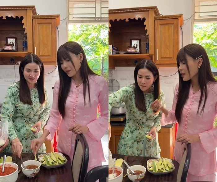 Thúy Diễm và Kha Ly có mối quan hệ đồng nghiệp thân thiết nhiều năm.