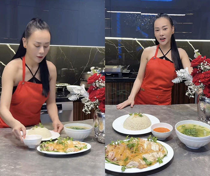 Món ngon do Phương Oanh tự tay nấu tại nhà nhận được sự yêu thích từ nhiều khán giả.
