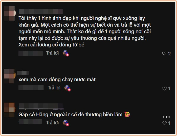 Nữ nghệ sĩ cải lương gạo cội quỳ gối trước khán giả gây xôn xao Ảnh 2