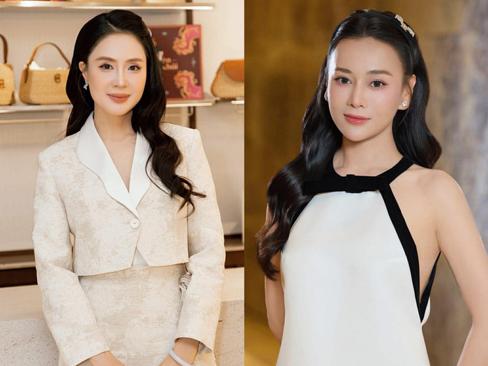 Hai mỹ nhân hàng đầu của VFC khiến fan thích thú vì mối quan hệ thân thiết ngoài đời. - Ảnh: FBNV