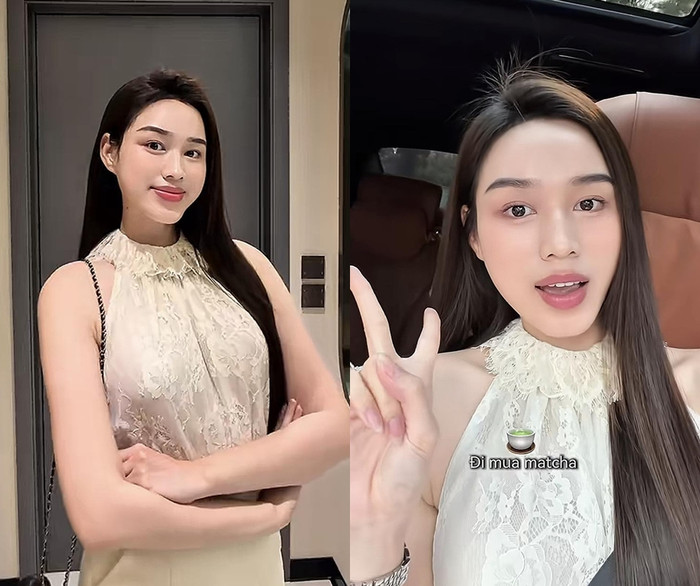 Đỗ Thị Hà đang tận hưởng cuộc sống 'vợ chồng son'.