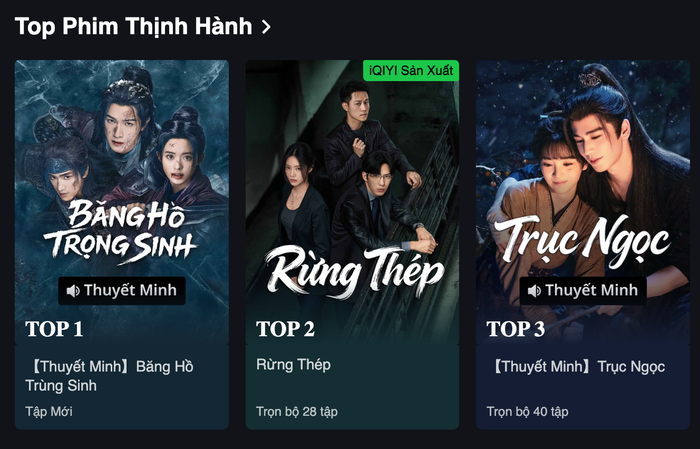 Trục Ngọc chính thức nhường vị trí số 1 cho đối thủ Băng Hồ Trọng Sinh sau thời gian dài thống trị. - Ảnh: iQIYI