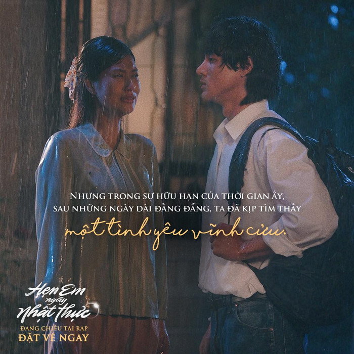 Một phân cảnh lãng mạn đầy hoài niệm gây sốt mạng xã hội thời gian qua. - Ảnh: FBNV