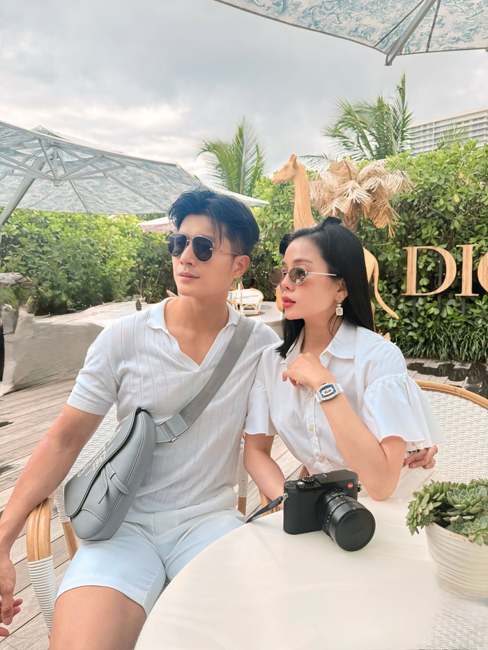 Những khoảnh khắc đời thường của Lệ Quyên bên bạn trai được nhiều khán giả yêu thích.