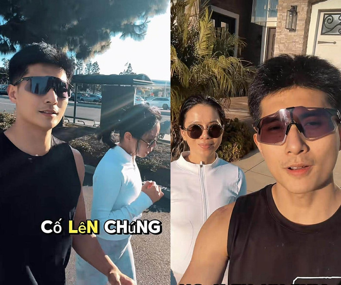 Lâm Bảo Châu đăng tải khoảnh khắc chạy bộ cùng Lệ Quyên ở Mỹ.