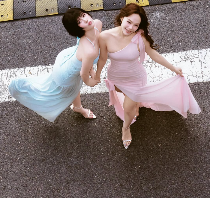 Ngọc Trinh và Minh Hằng trong bộ hình mới nhất. Ảnh: IGNV