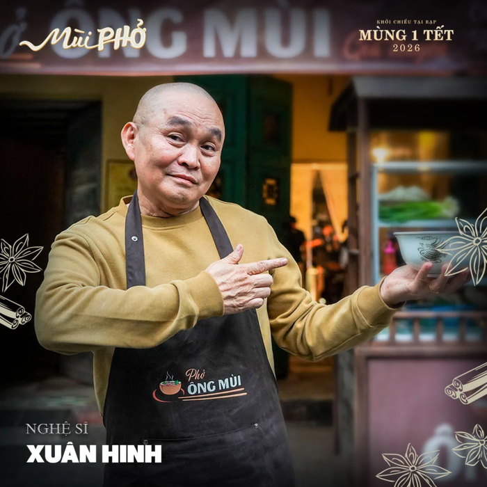 Nghệ sĩ Xuân Hinh trong phim Mùi Phở. - Ảnh: FBNV