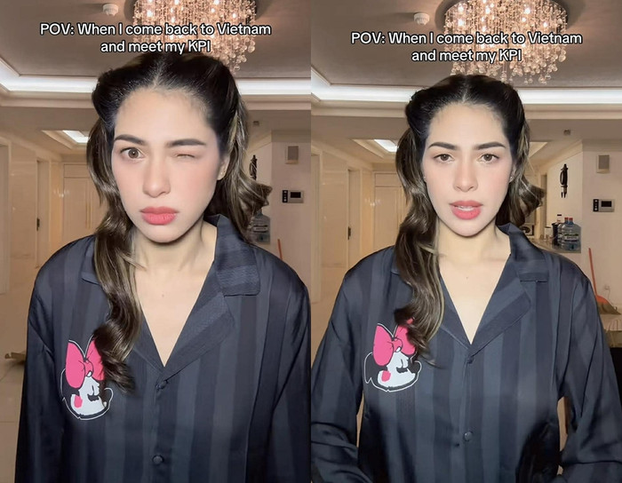 Đoạn clip Á hậu Miss Cosmo 2025 diễn xuất dựa trên câu nói viral của Nam Thư khiến nhiều khán giả thích thú.