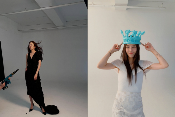 Son Dam Bi nhanh chóng lấy lại vóc dáng hoàn hảo sau khi sinh chưa lâu.