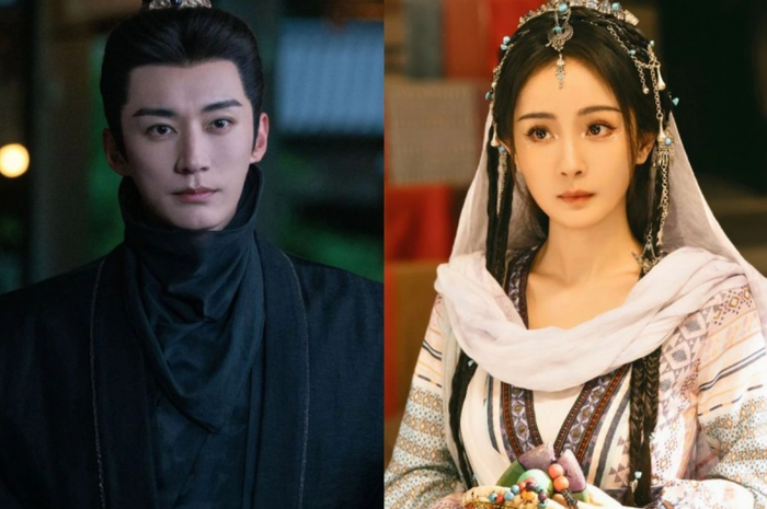 Dương Mịch và Lưu Học Nghĩa sánh đôi trong trong phim Giang sơn Đại Đồng. Ảnh: NSX