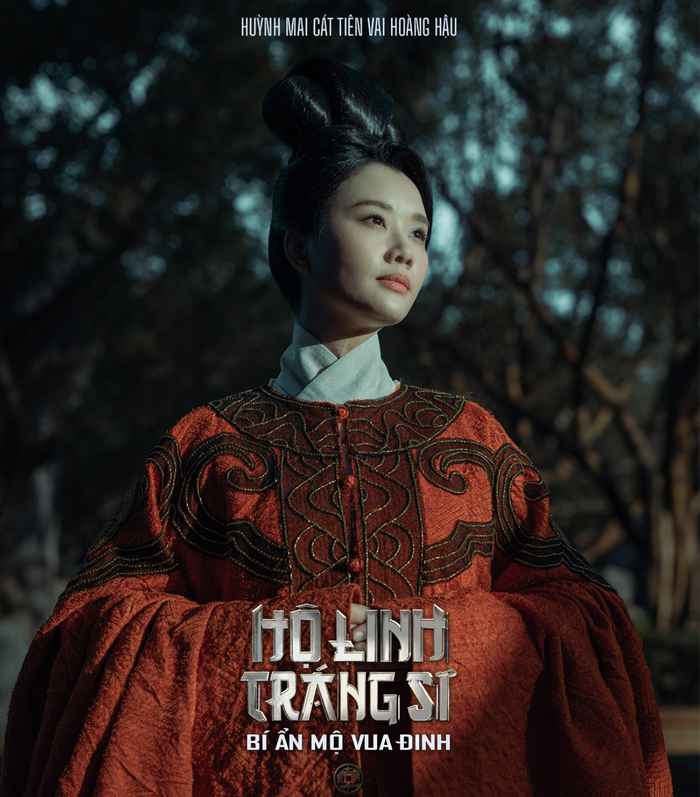 Poster nhân vật của Huỳnh Mai Cát Tiên trong phim Hộ linh tráng sĩ: Bí ẩn mộ Vua Đinh. - Ảnh: NSX