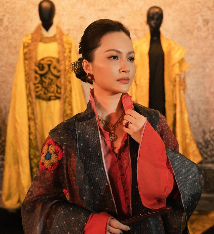 Đỗ Thị Hải Yến mang đến chiều sâu nghệ thuật cho dòng phim huyền sử trong vai hoàng hậu họ Dương. - Ảnh: NSX