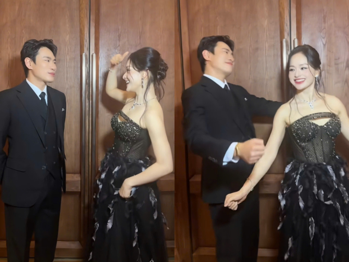 Lan Phương và Kiều Minh Tuấn hội ngộ gây chú ý