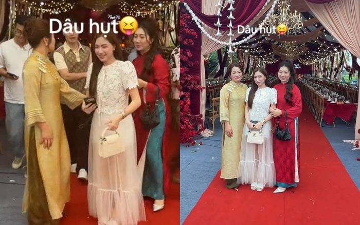 Hòa Minzy khéo léo cất điện thoại khi chụp hình, trò chuyện với người thân trong gia đình Văn Toàn. Ảnh: Dương Trọng Quý