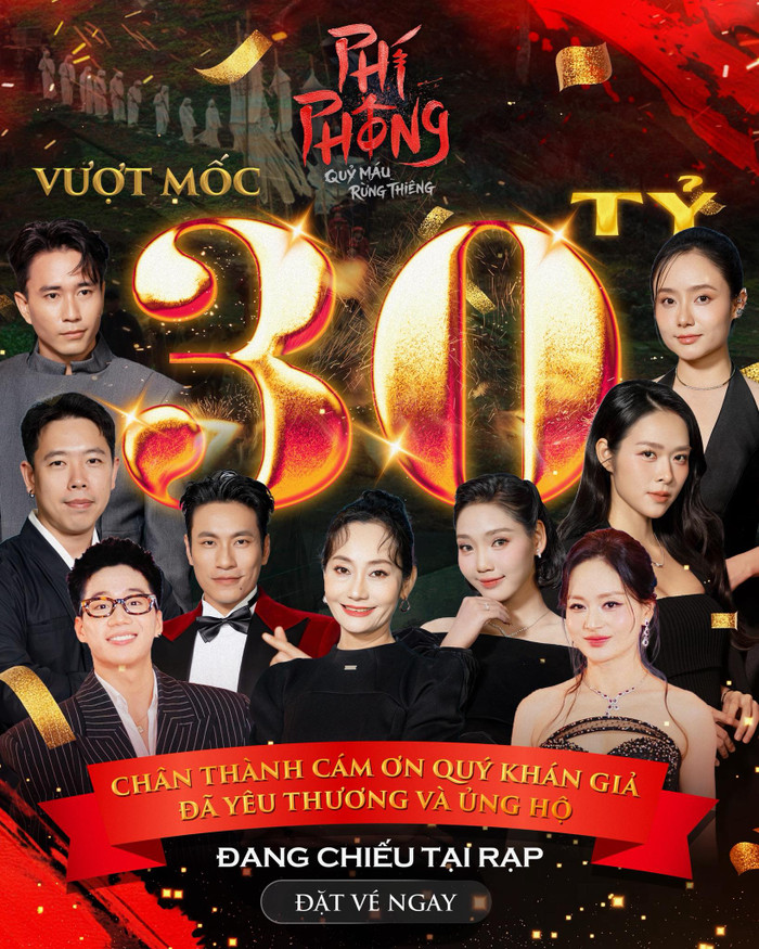 Chỉ sau 2 ngày chiếu sớm, tác phẩm đã nhanh chóng vượt mốc hơn 30 tỷ đồng doanh thu.