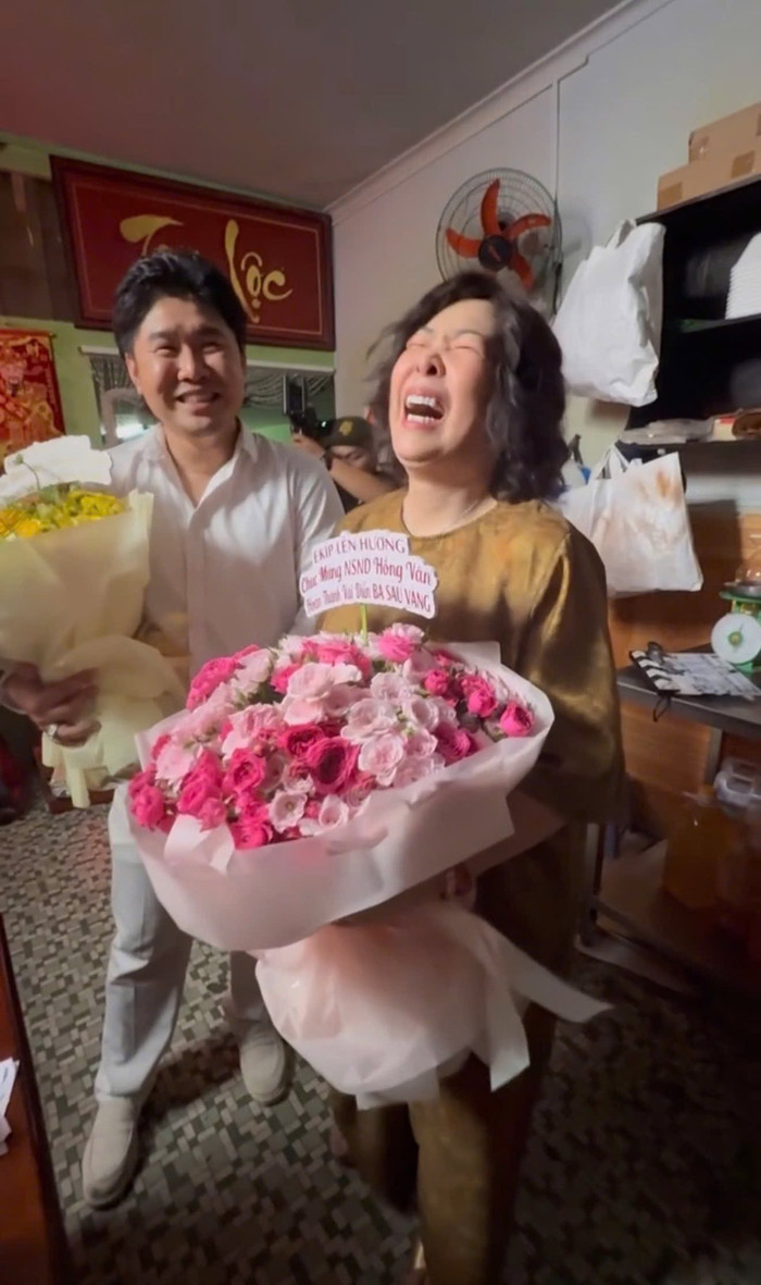 NSND Hồng Vân góp mặt trong bộ phim Lên Hương.&nbsp;