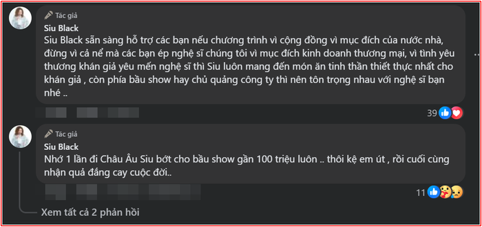 Siu Black: 'Đừng ép cát xê nghệ sĩ quá đáng' Ảnh 3