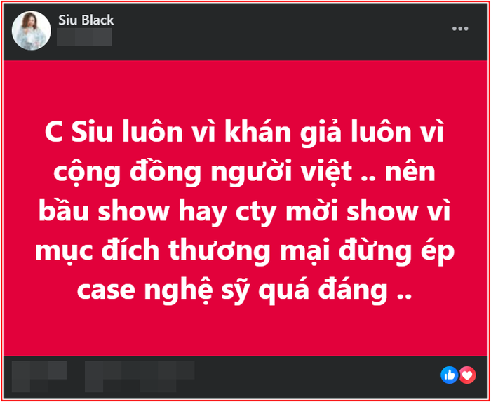 Siu Black: 'Đừng ép cát xê nghệ sĩ quá đáng' Ảnh 2