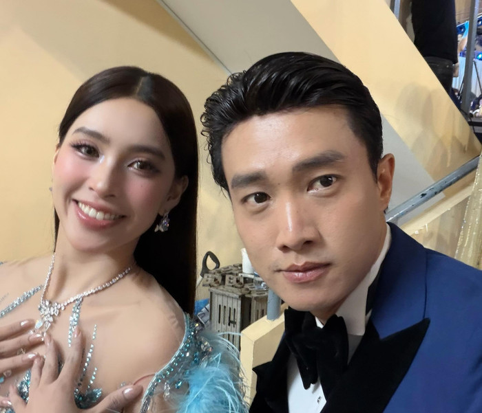 Quốc Trường và Tiểu Vy có mối quan hệ thân thiết. Sắp tới cả hai sẽ ra mắt một dự án phim điện ảnh.