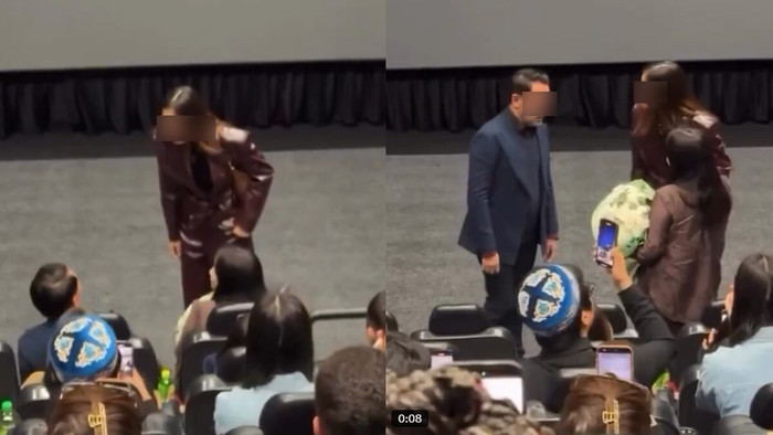 Chồng nói đi làm, vợ xông vào rạp chiếu phim bắt ghen tại chỗ Ảnh 1