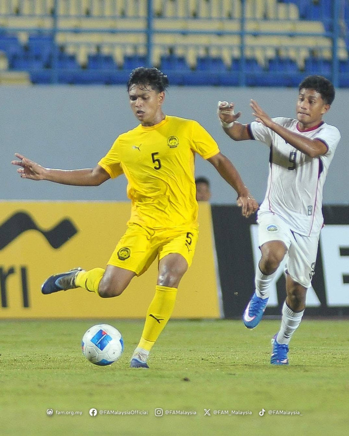 U17 Malaysia đã giành chiến thắng 2-0 trước Timor Leste ở lượt trận cuối bảng A, qua đó giành vé vào bán kết giải U17 Đông Nam Á 2026. Ảnh: FAM