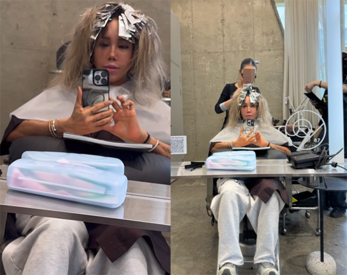 Hình ảnh mới đây của Kim Song - vợ ca sĩ Kang Won Rae.