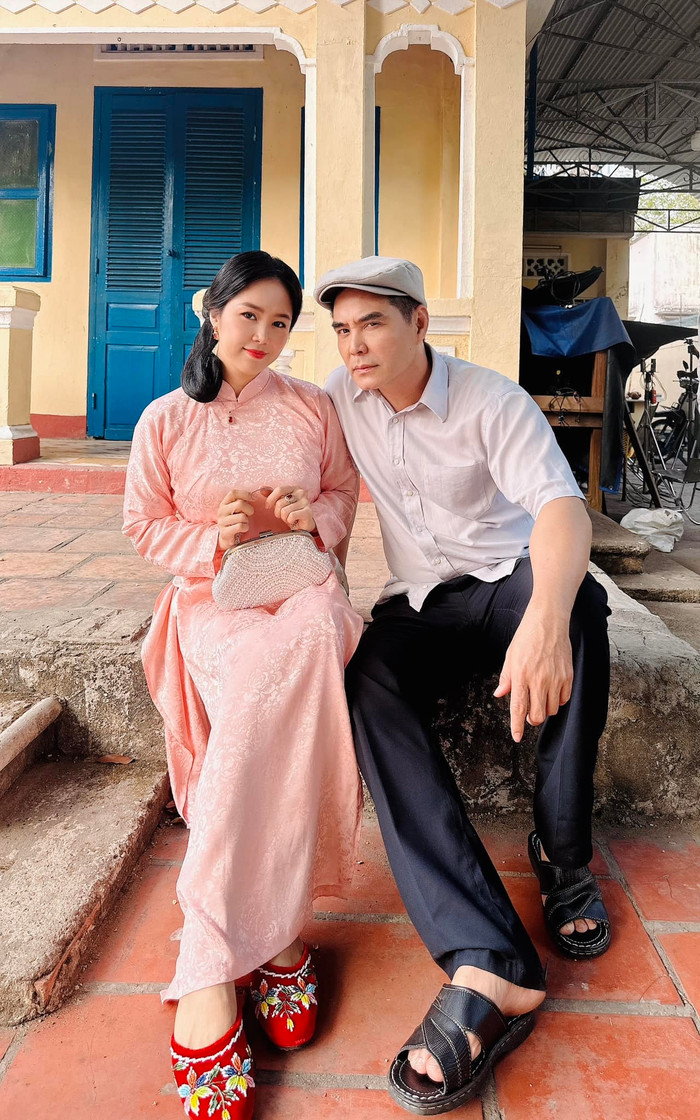 Trung Dũng và Lê Phương nhiều lần đóng chung phim truyền hình.