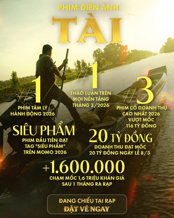 Bộ phim Tài đã tạo nên làn sóng lớn trong làng điện ảnh Việt.&nbsp;