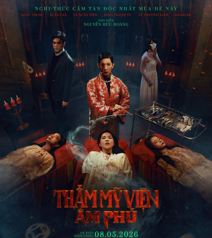 Lê Xuân Tiền xuất hiện với tạo hình mang màu sắc bí ẩn, gương mặt lấm tấm vết máu.&nbsp;