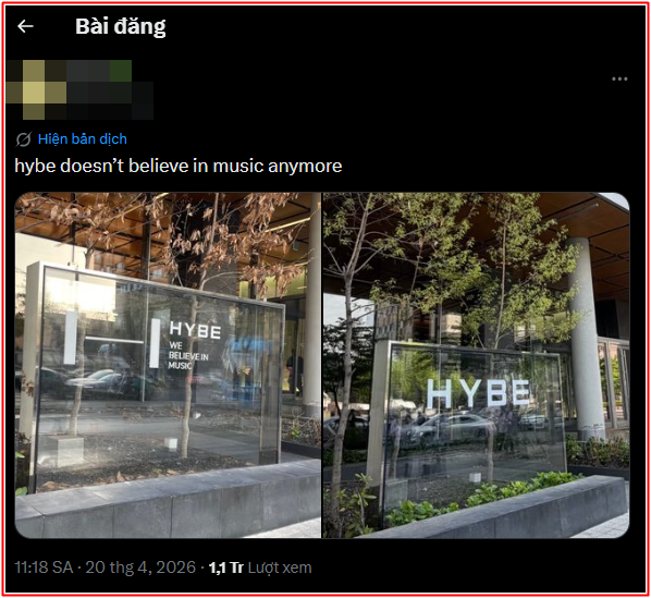 HYBE âm thầm thay đổi logo sau khi Min Hee Jin rời đi, cộng đồng mạng tranh cãi Ảnh 2