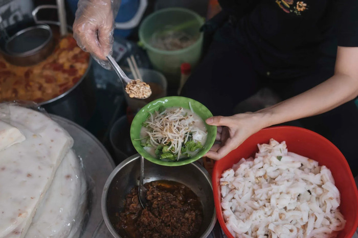 Bánh đúc riêu cua nổi tiếng ở Bắc Ninh.