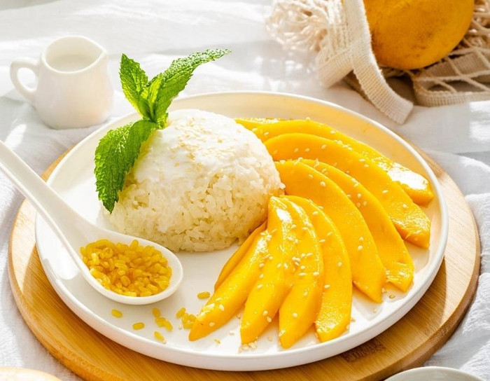 Xoài ngọt là món ăn thường có trong bữa ăn của ca sĩ Thuỷ Tiên. Ảnh minh hoạ