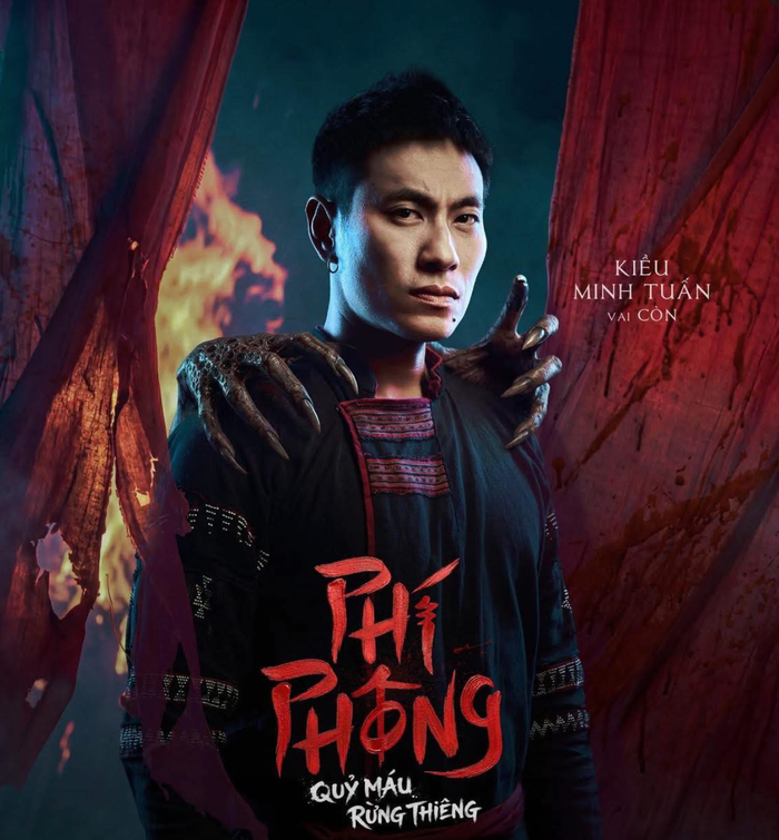 Kiều Minh Tuấn trong dự án Phí Phông: Quỷ Máu Rừng Thiên.&nbsp;