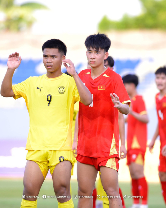 Chiến thắng 3-0 của U17 Malaysia trước Lào ở bán kết U17 Đông Nam Á 2026 đã tạo ra nhiều bình luận từ người hâm mộ nước này trên trang chính thức của FAM. Ảnh: FAM