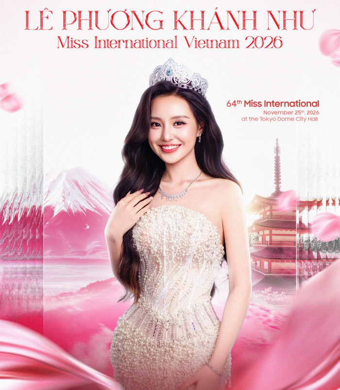 Khánh Như là người đẹp Việt thi Miss International 2026 vào tháng 11 sắp tới.