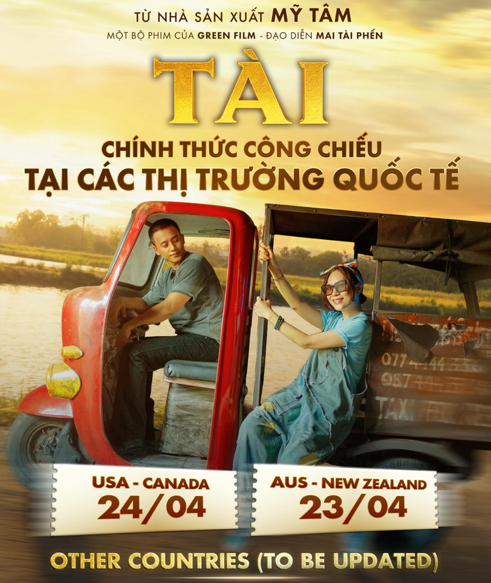 Bộ phim Tài đang được công chiếu trên thị trường quốc tế.&nbsp;