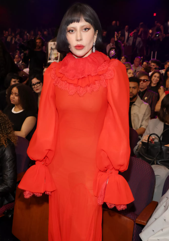 Lady Gaga tại lễ trao giải âm nhạc iHeartRadio 2025. Ảnh: Getty
