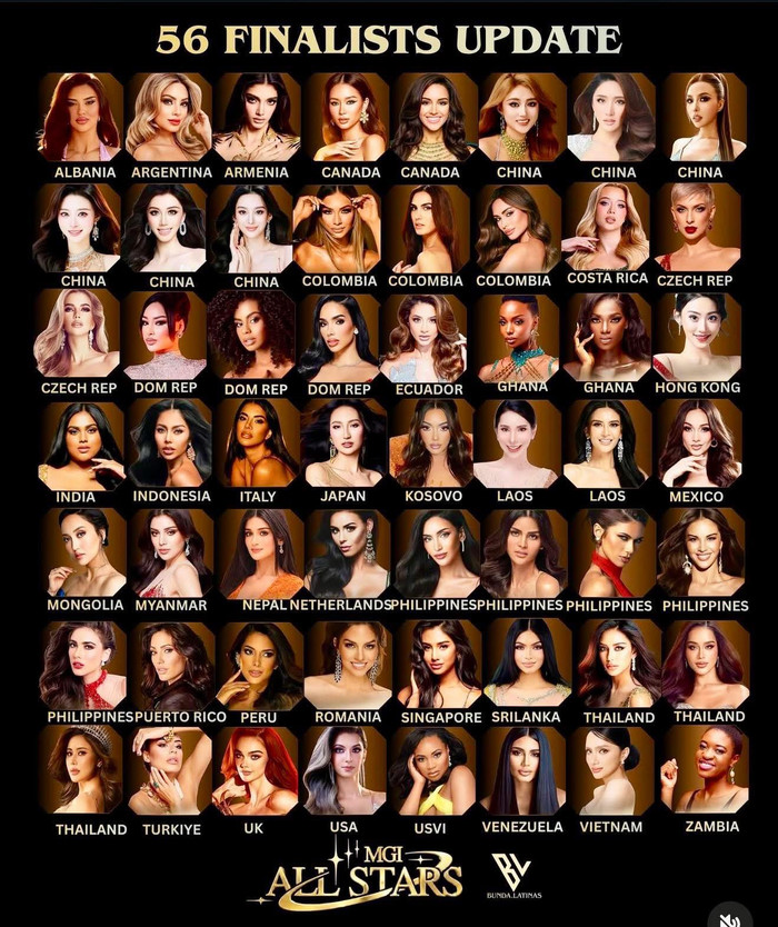 Hình ảnh Hương Giang xuất hiện trong clip giới thiệu các người đẹp thi MGI All Stars 2026 do fanpage cuộc thi đăng tải.