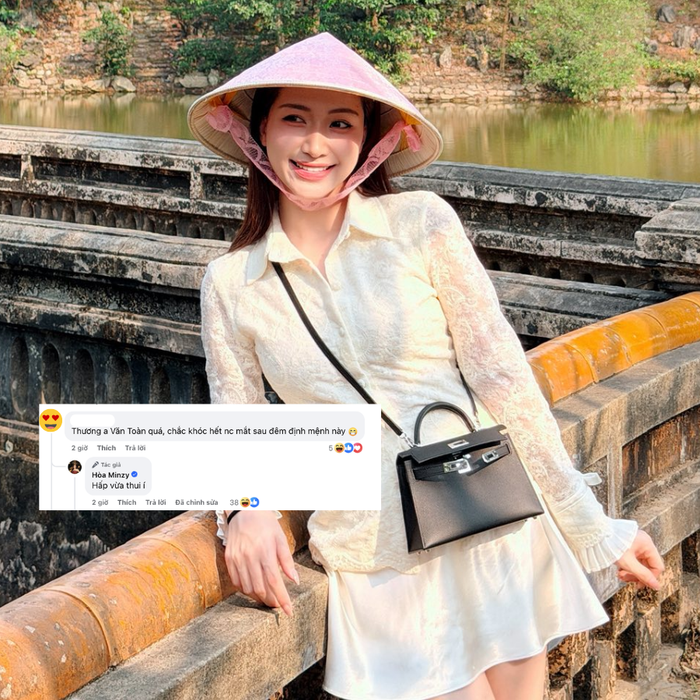 Hòa Minzy thẳng thắn 'đáp trả' bình luận kém duyên nhắc đến Văn Toàn. Ảnh: FBNV