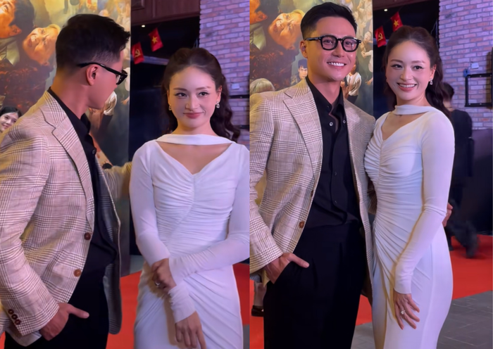 &nbsp;Lan Phương hội ngộ diễn viên Thanh Sơn.&nbsp;