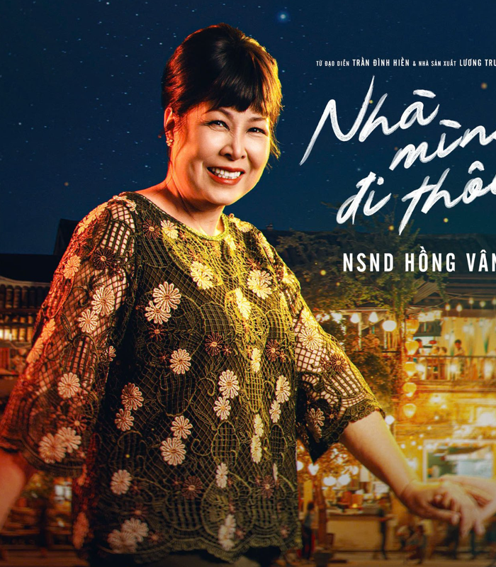 Tạo hình NSND Hồng Vân trong dự án Nhà Mình Đi Thôi, doanh thu hơn 14 tỷ. Ảnh: ĐPCC