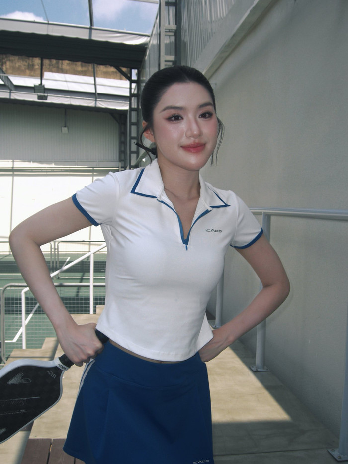 Vẻ đẹp của Phương Oanh trong hình ảnh đời thường.