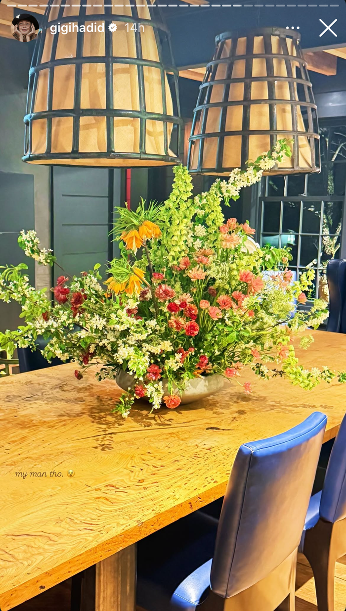 Siêu mẫu Gigi Hadid chia sẻ món quà được bạn trai tặng nhân dịp sinh nhật.